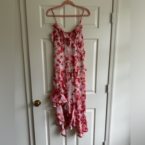 Jopra Pink Floral Wedding Guest Dress. Size Medium. NWT. - Picture 1 of 4